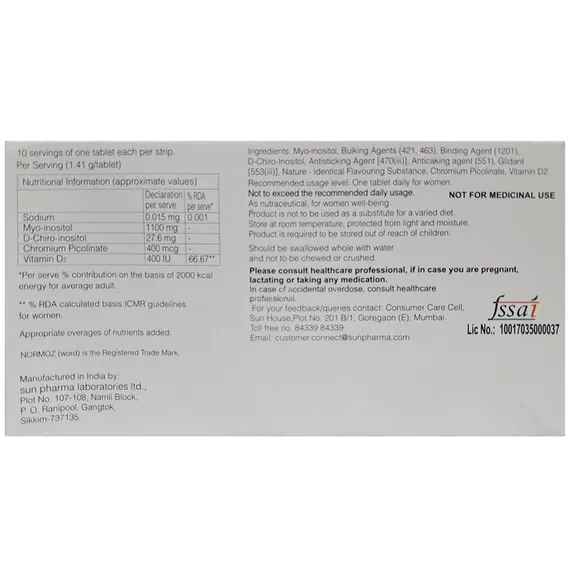 normoz ds tablet 10's